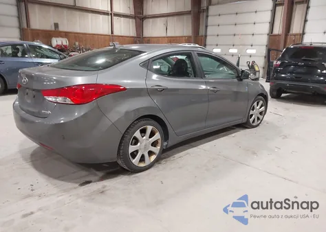 2012 Hyundai Elantra Limited from USA, damaged, VIN 5NPDH4AE1CH112292